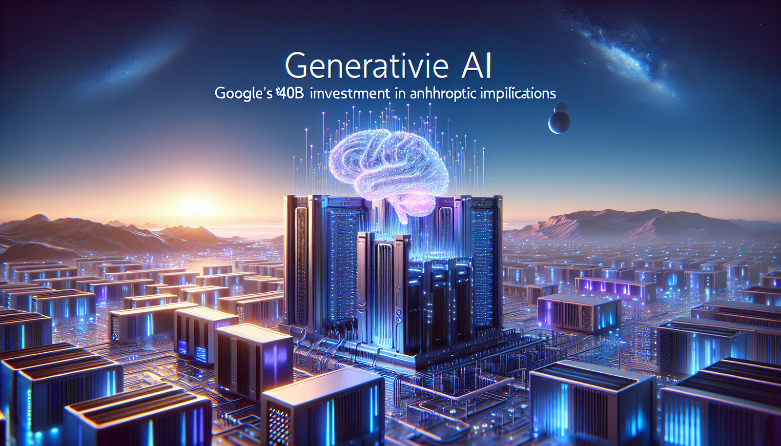 Generative AI: Google’s $40B Investment in Anthropic Implications