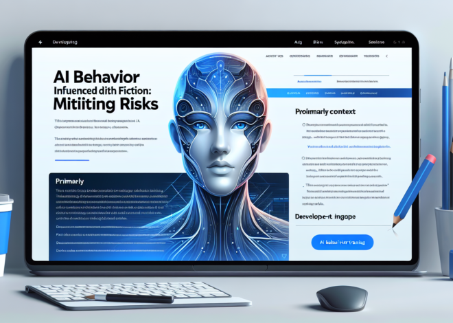 AI Behavior Influenced by Fiction: Mitigating Risks