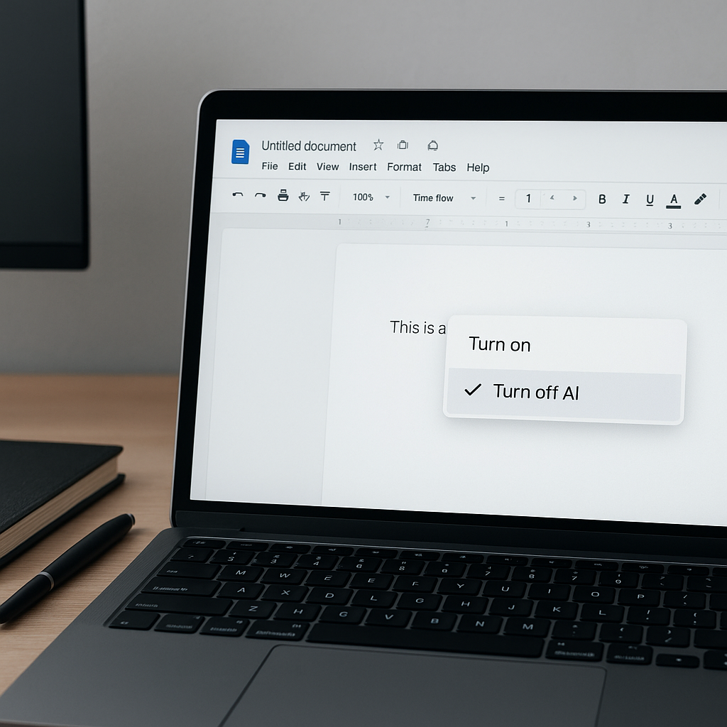 How to Turn Off AI in Google Docs: A Developer’s Guide